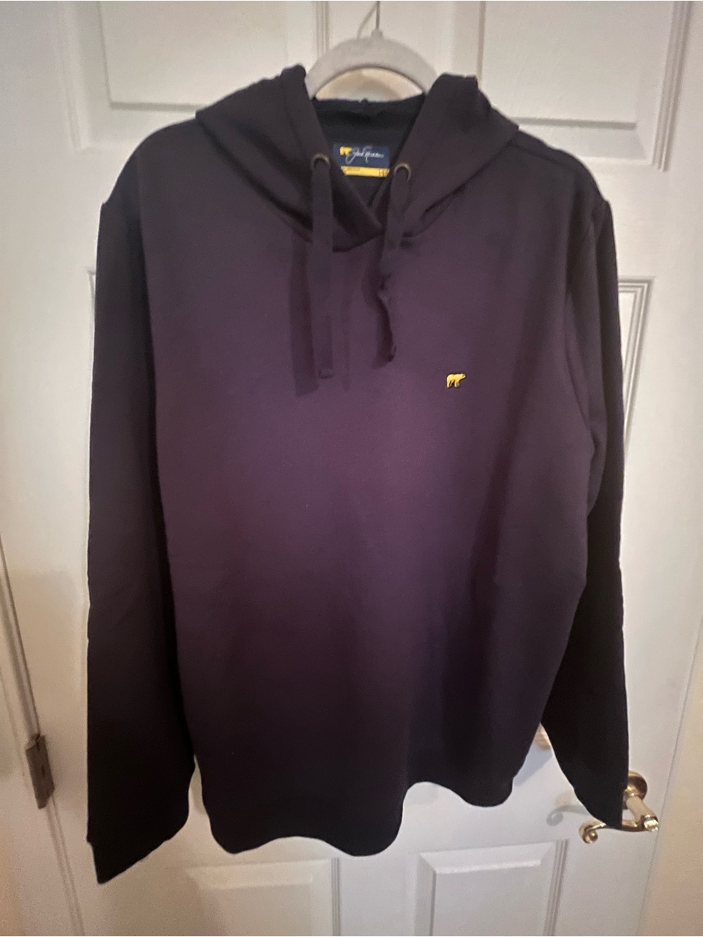 Men's Jack Nicklaus Hooded Navy Pullover Sweatshirt